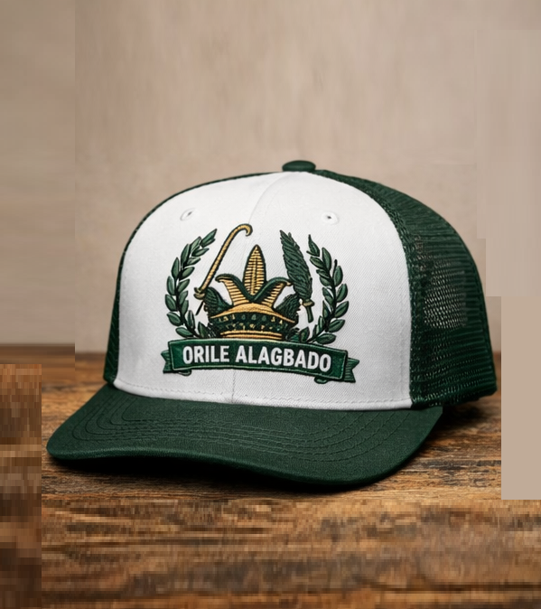 Green White Green Cap